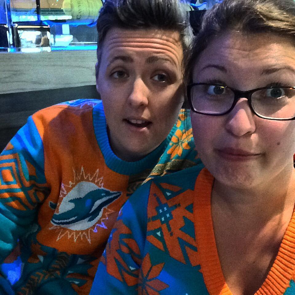 The one where Sarah tried to become a Dolphins fan...