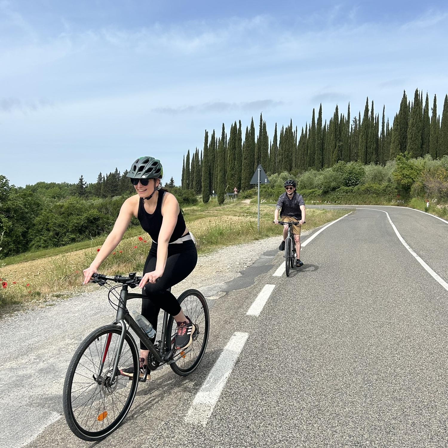 5/9/24 A bike ride and wine tour through Tuscany!