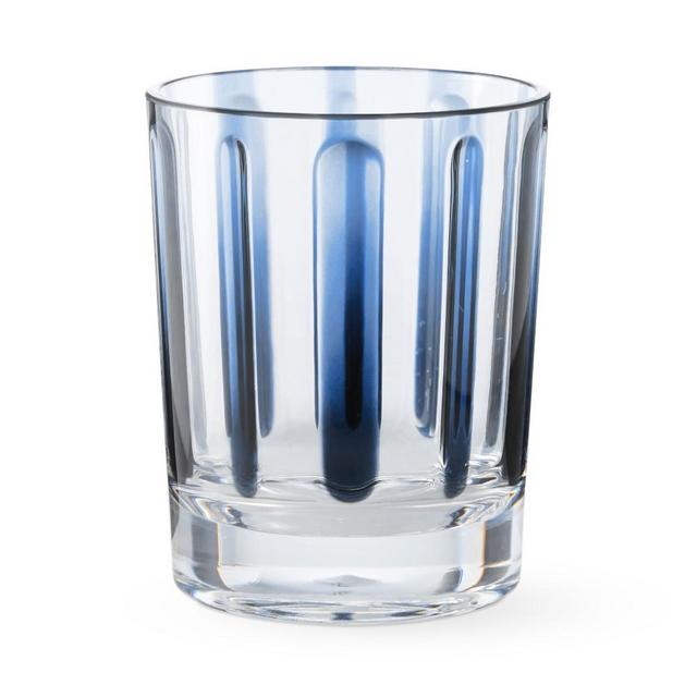 Outdoor Navy Stripe Short Tumbler, Set of 6