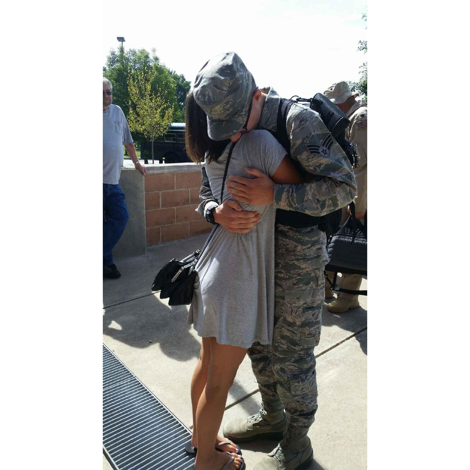 Leaving for deployment