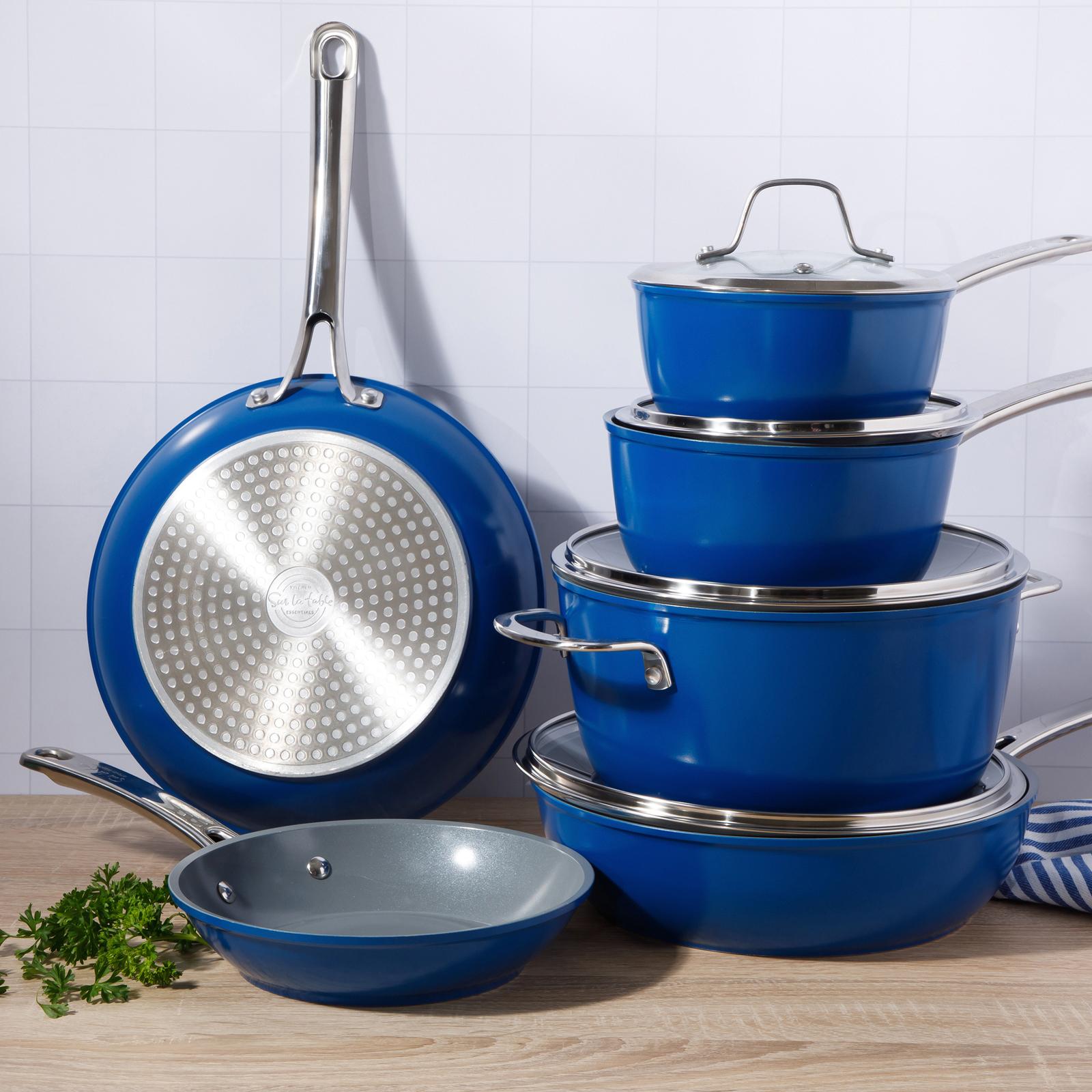 Sur La Table, Kitchen Essentials Nonstick 10-Piece Cookware Set | Zola