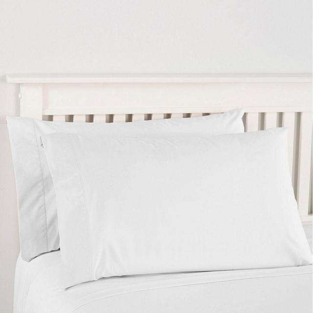 280-Thread-Count Pima Cotton Percale Pillowcases, Set of Two