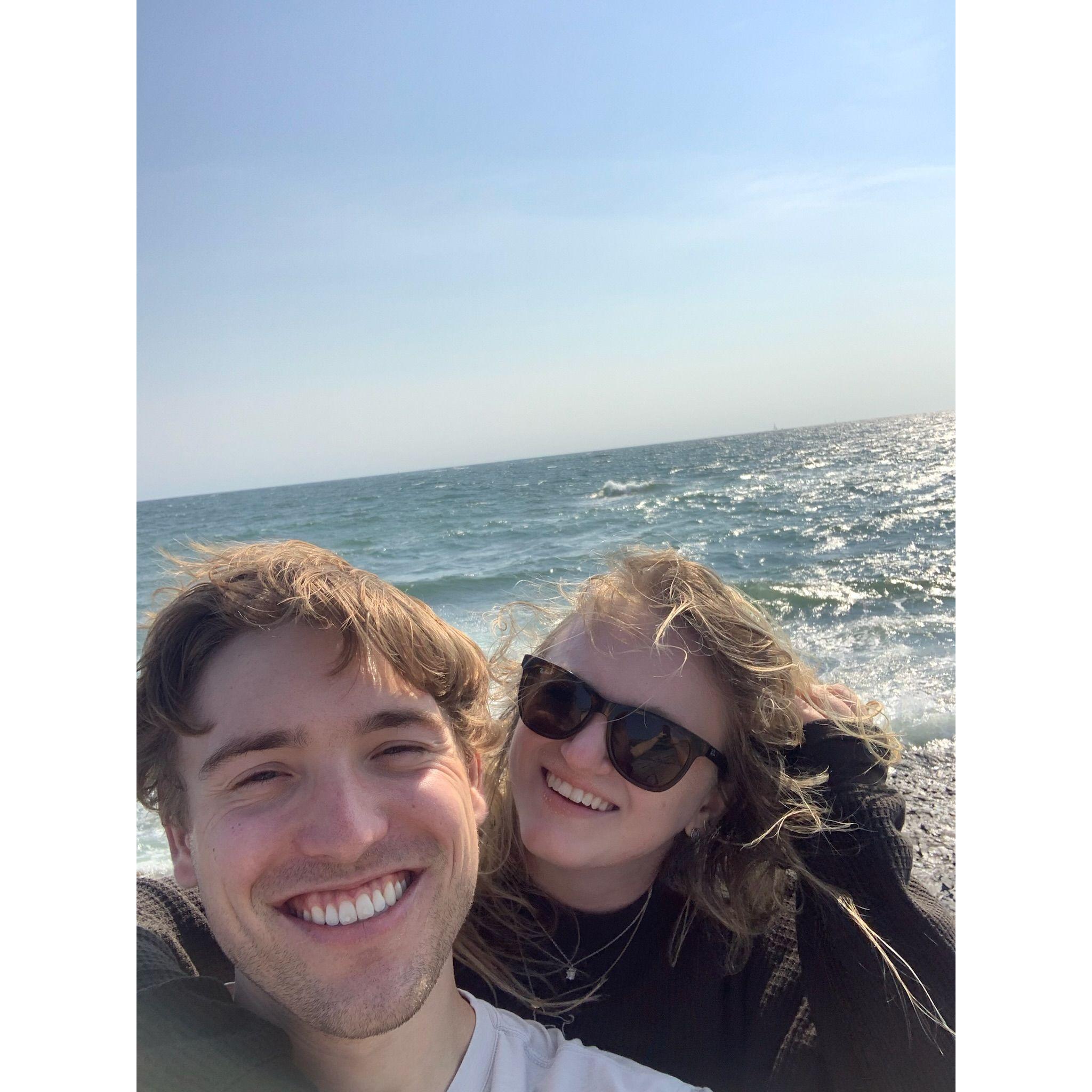 Catching the sea breeze at Newport, RI