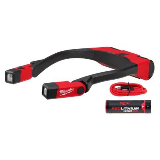 Milwaukee 400 Lumen LED Around The Neck Work Light Adjustable USB Charge