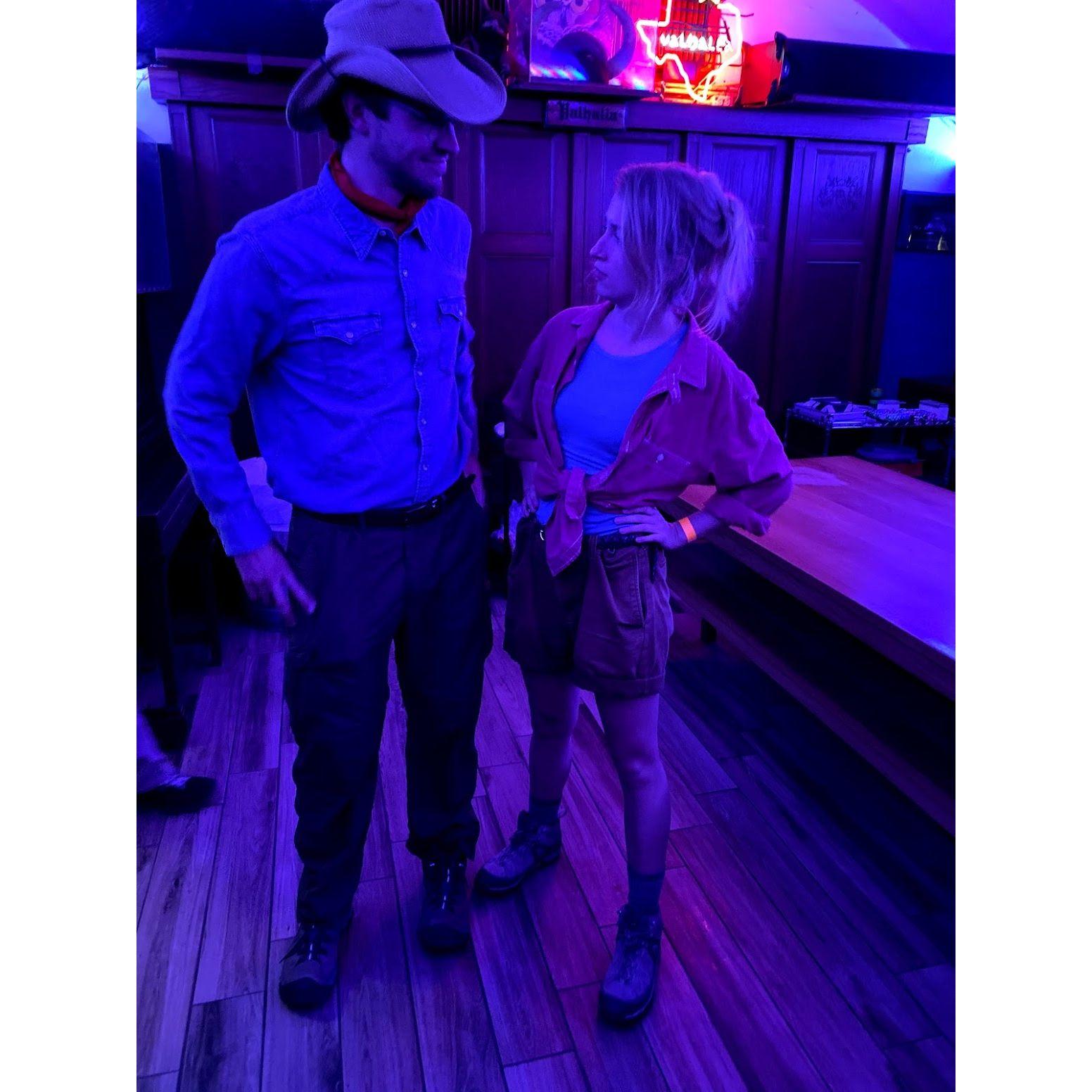 "Clever Girl" Jurassic Park Halloween - Valhalla, Houston TX USA - 2019