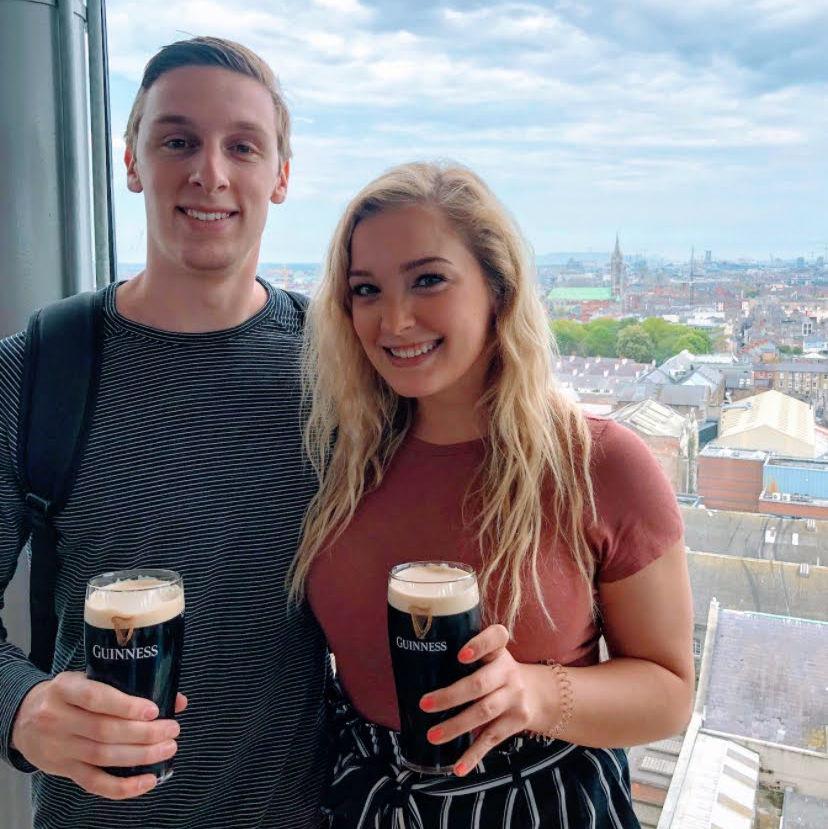 Couldn't leave Dublin, Ireland without some pints of Guinness!