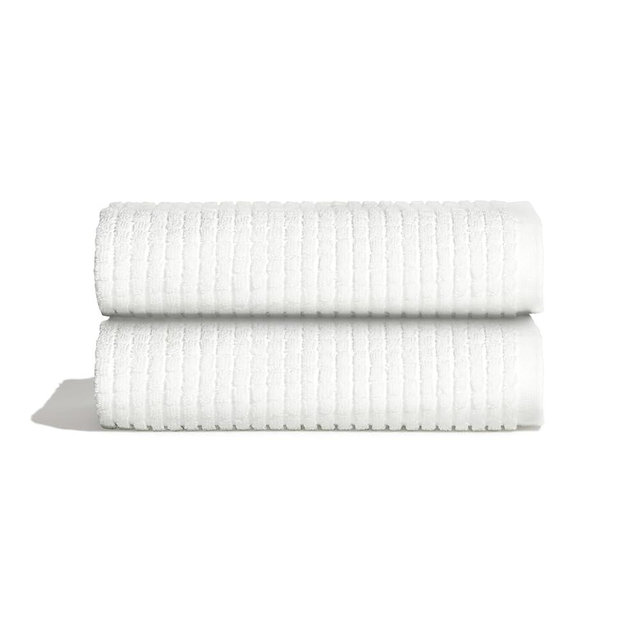 ONSEN Terry Cotton Waffle Hand Towel Set – 2 Pack Luxury Cotton Hand Towels, Quick Dry & Absorbent Bathroom Towels – Soft, Lightweight, Durable Towels for Bathroom Essentials (White, 20x30 in)