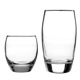 Reality 16 Piece Glass Drinkware Set