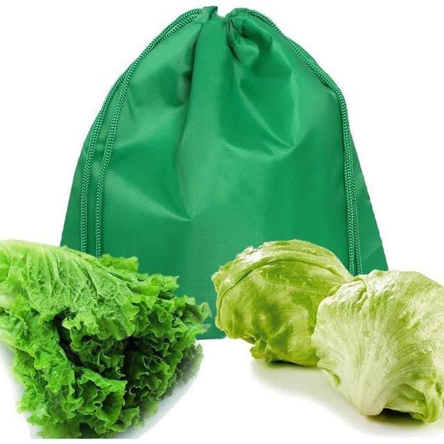 MORSNE Lightweight lettuce Storage Bag (Green-Lettuce -1 pack)