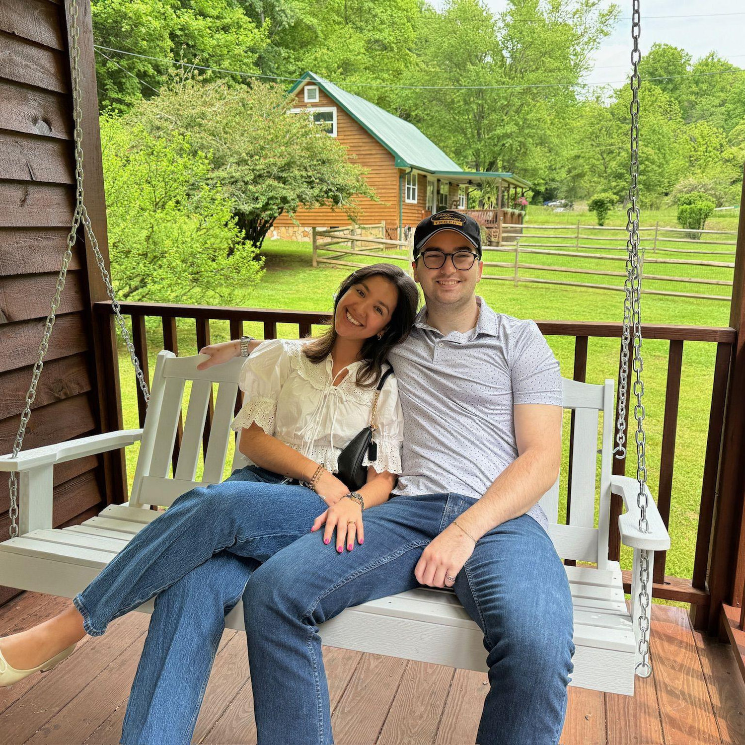 Visiting TT and Mammaw's cabin in NC