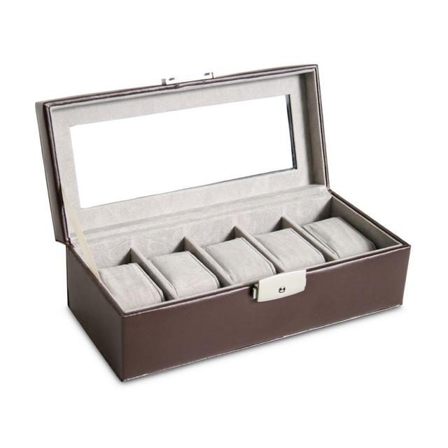 ROYCE New York Leather Watch Box Display Case
