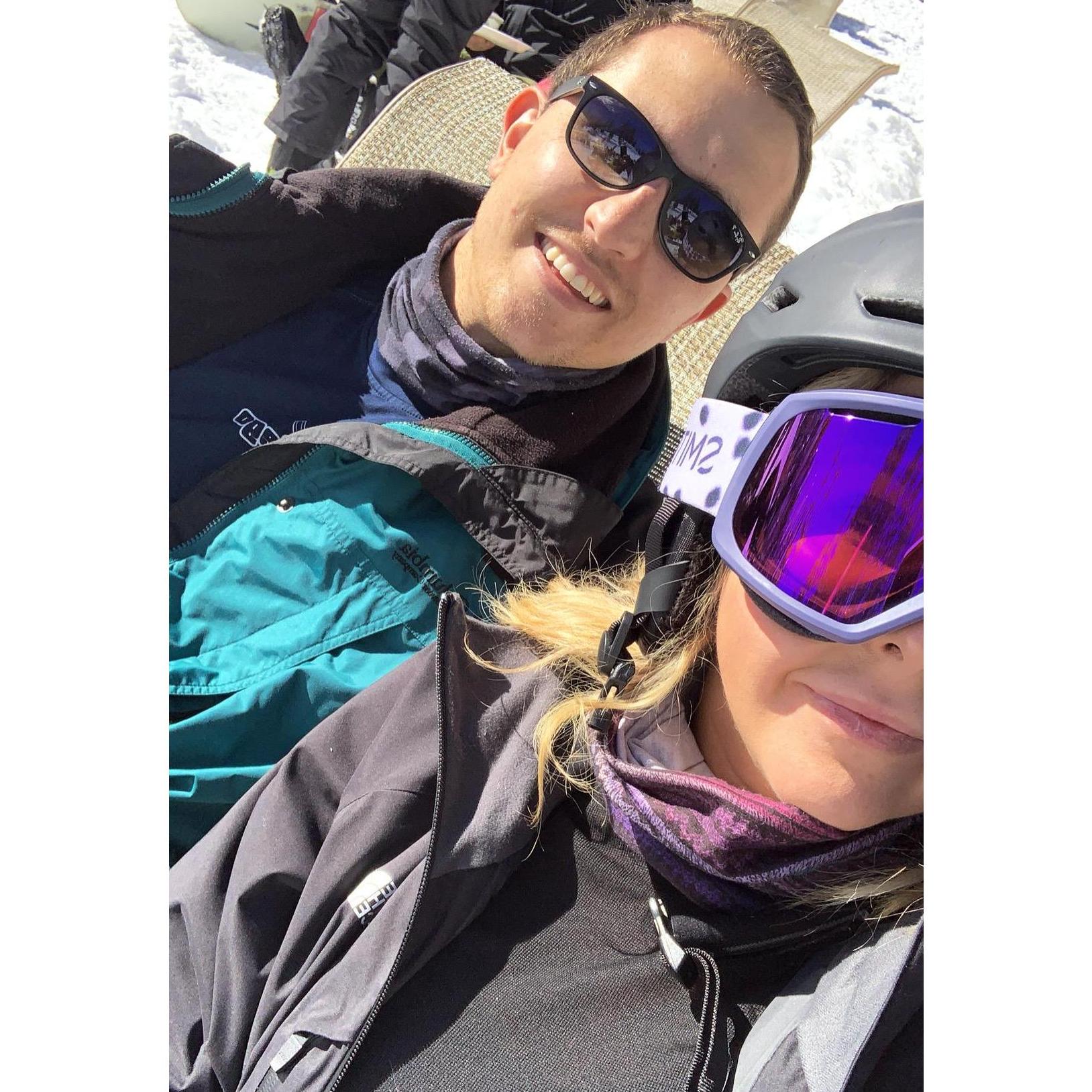 Attempted snowboarding trip