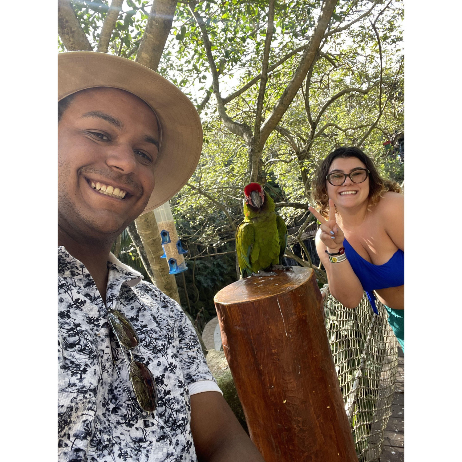 Making friends @ Xcaret Park