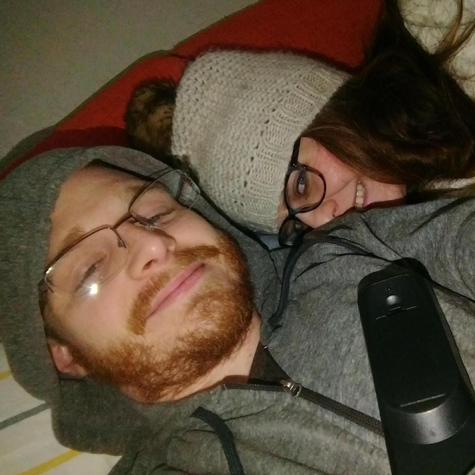 Bryce controls the remote in the Texas winter. Jokes on him, Texas summers are longer...