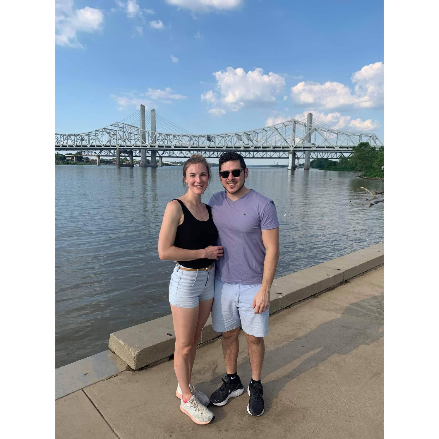 Mauricio visiting Valerie in Louisville, 2021