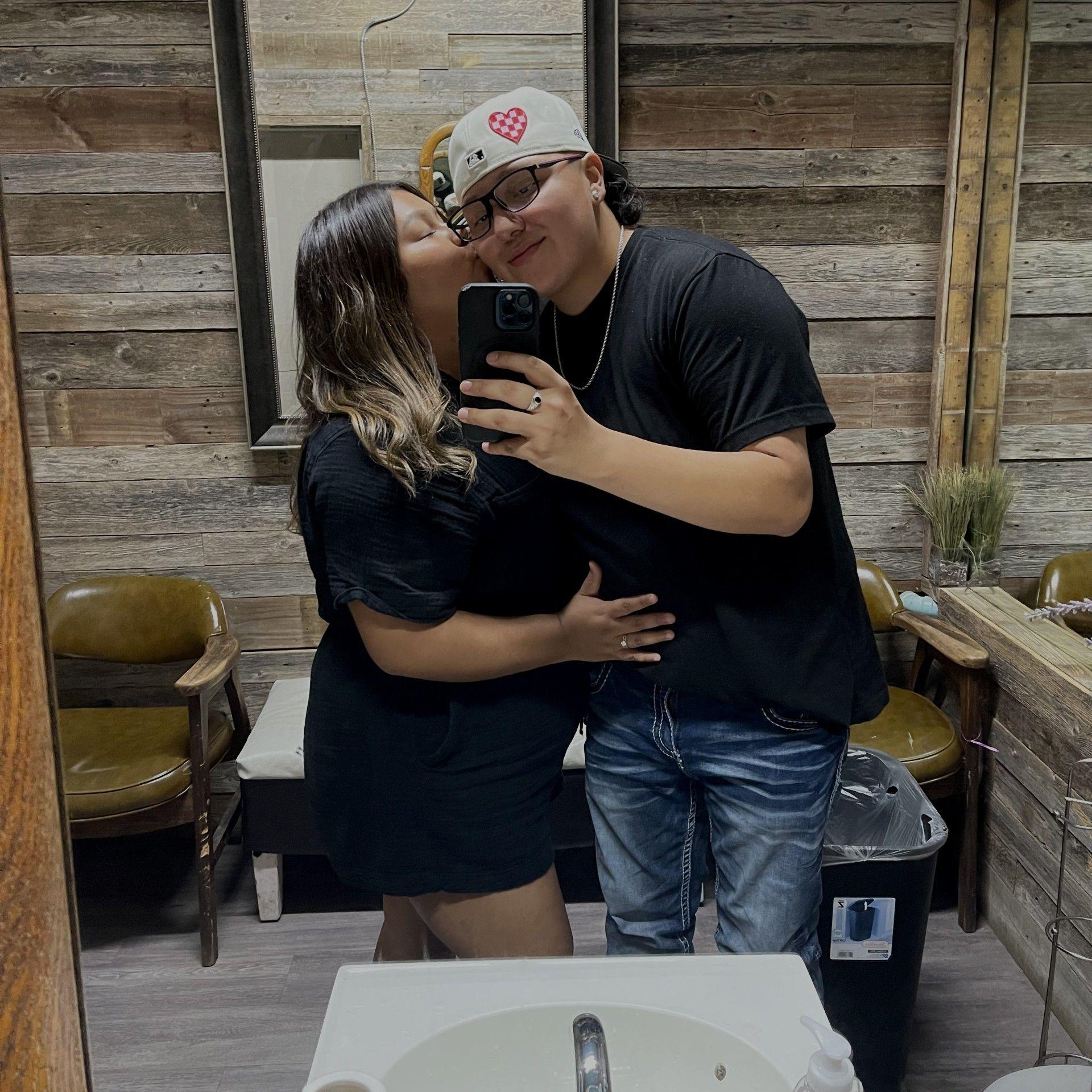 One of many bathroom mirror pics!