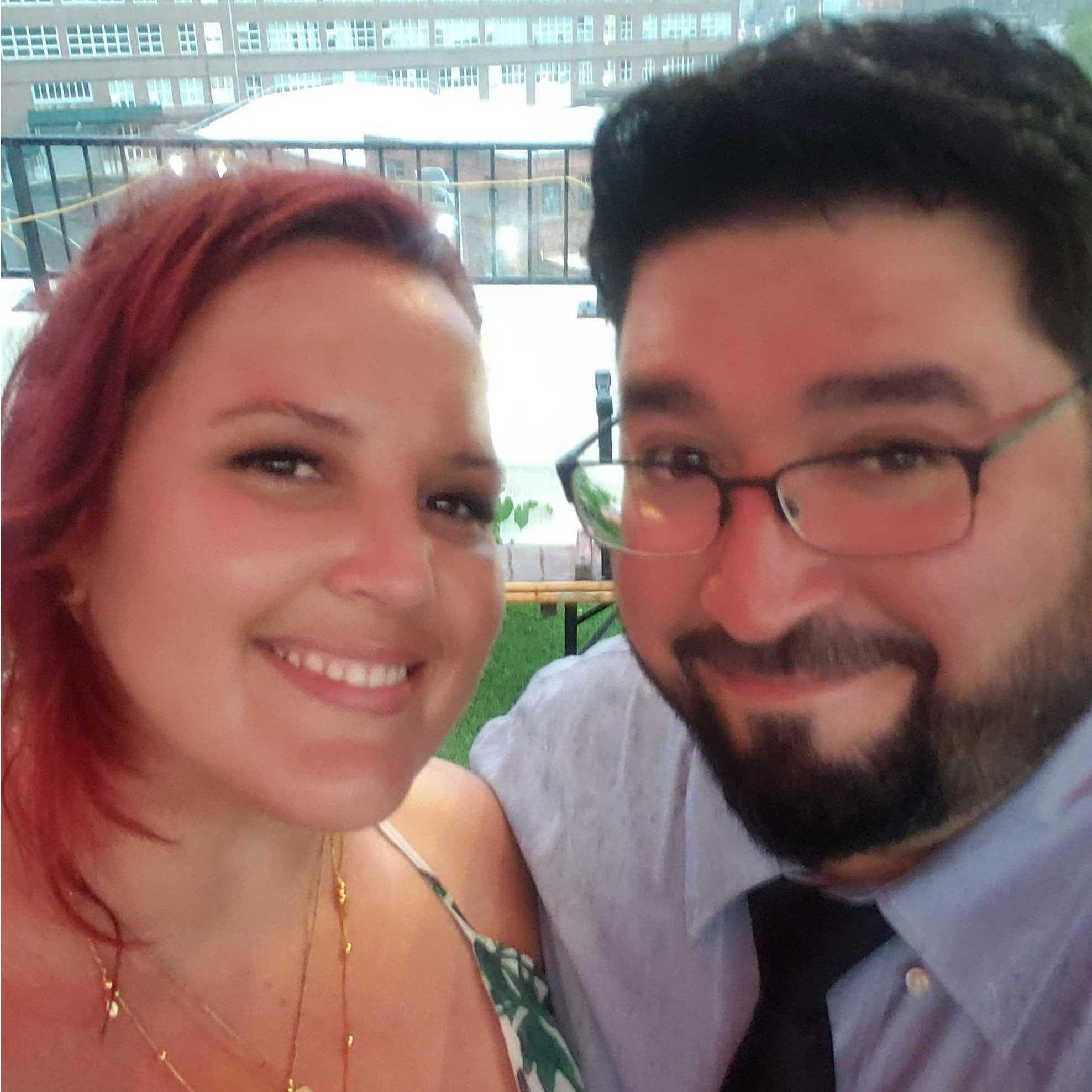 The first reception we attended as a couple