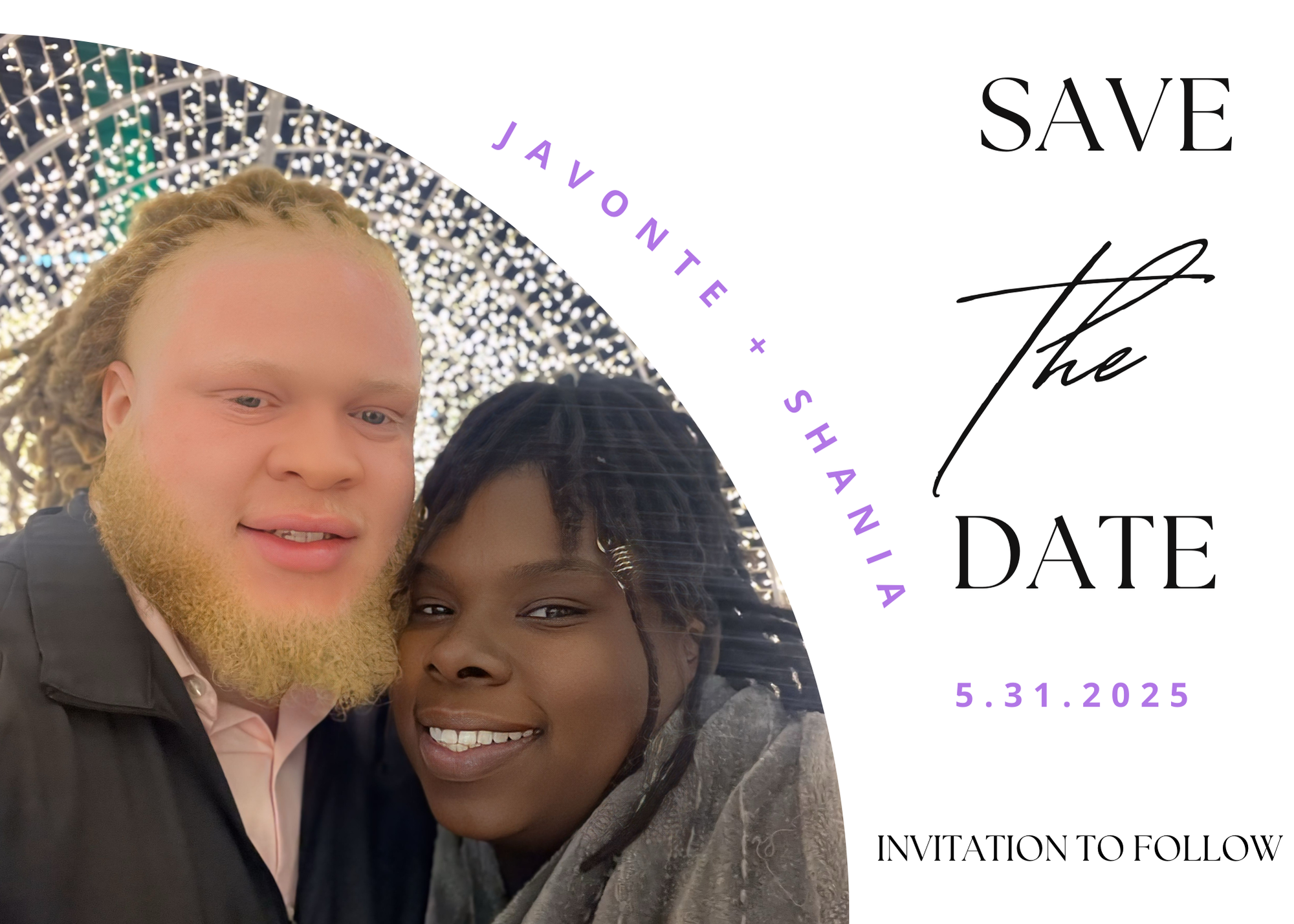 The Wedding Website of Javonte Henderson and Shania Caldwell