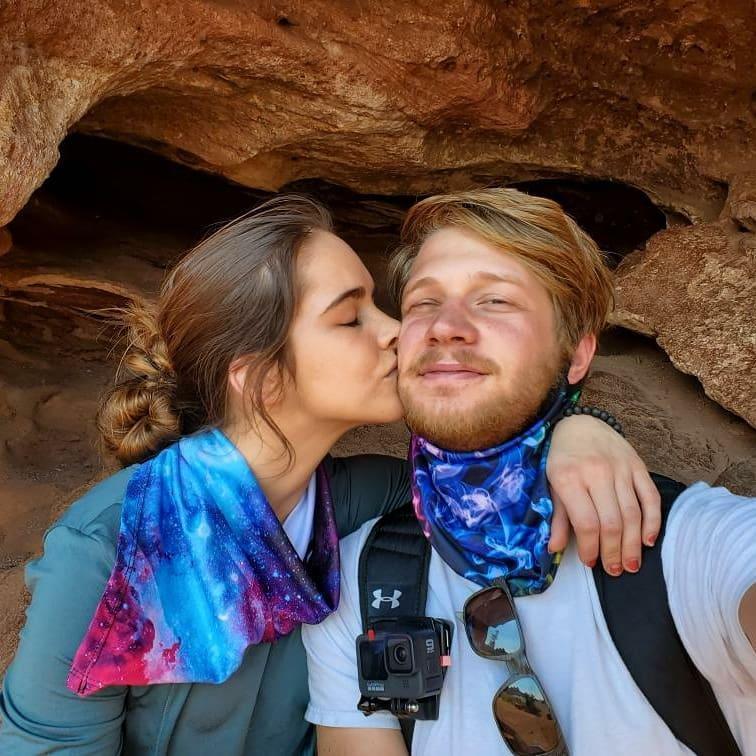 Exploring with my best friend.
