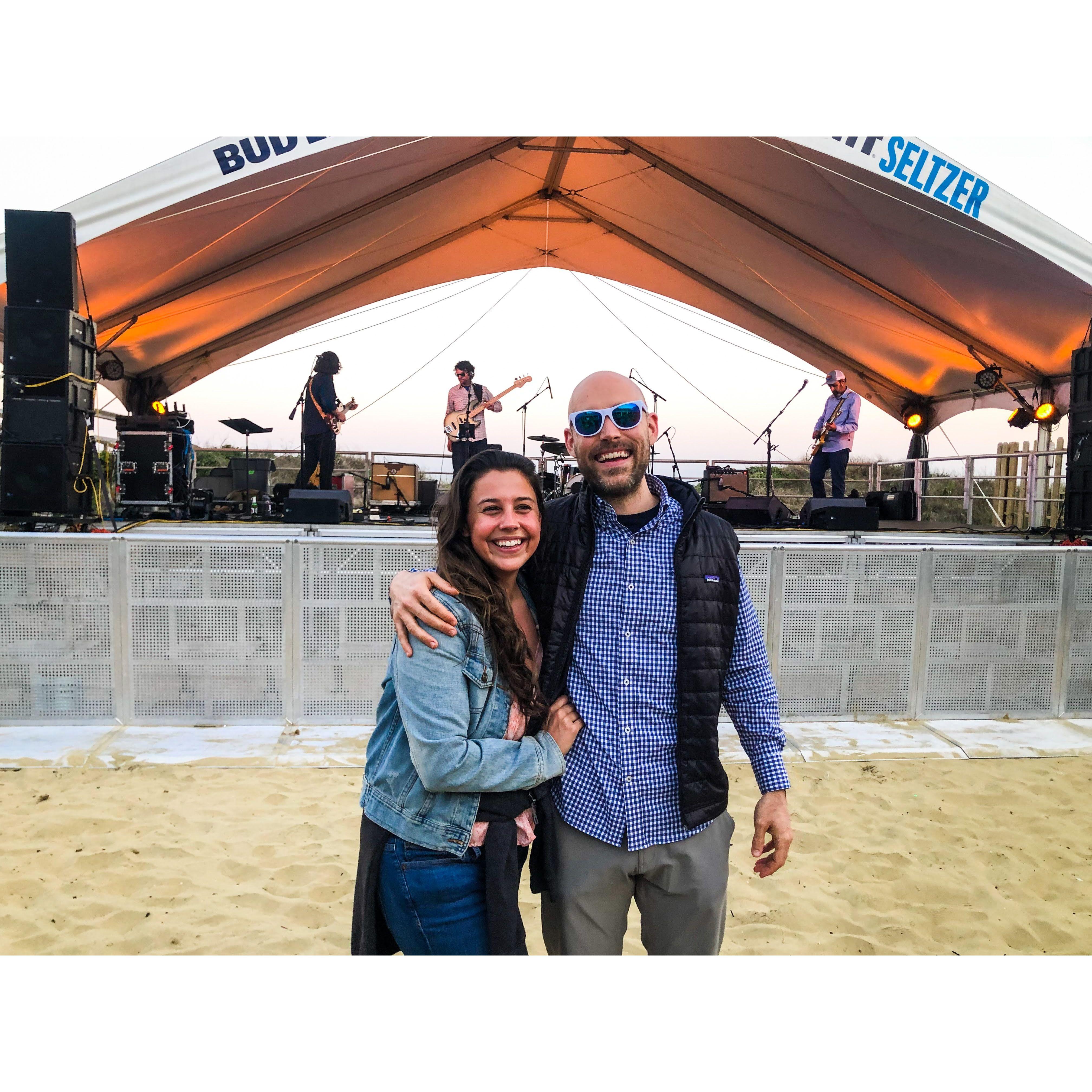 Catching some live music on IOP!