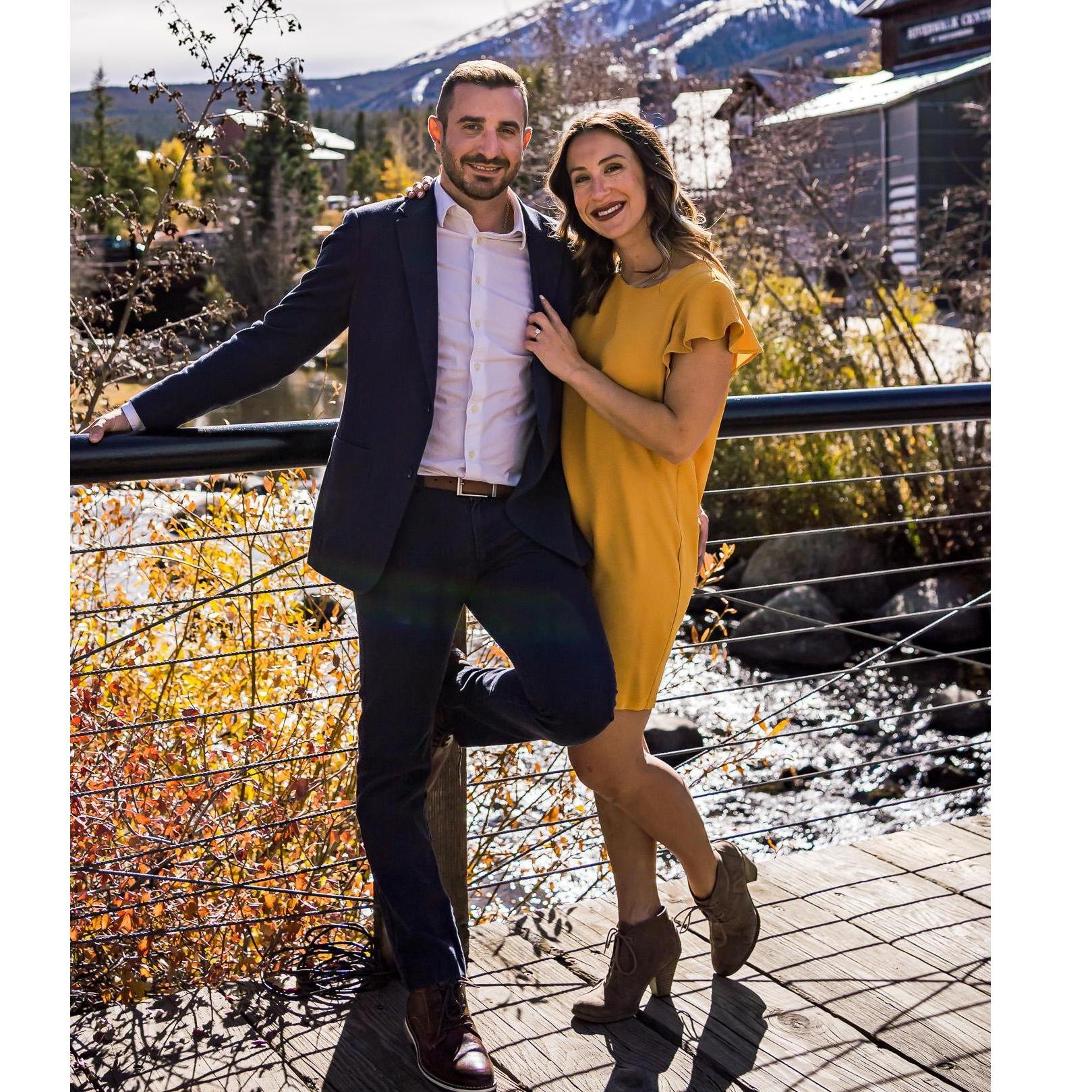 Engagement shoot in Breckenridge