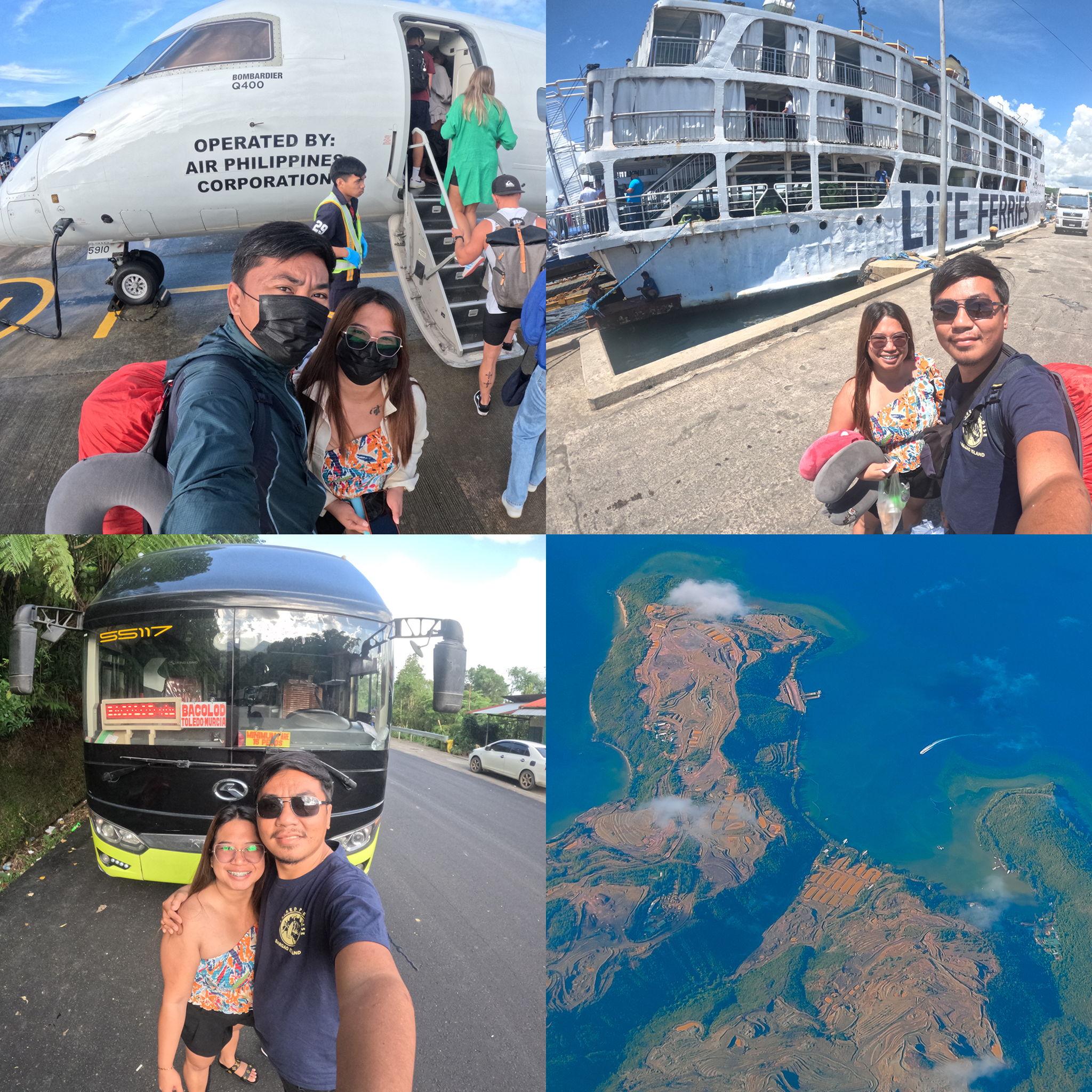 One tiring but happy day, we traveled straight from Siargao to Cebu to Bacolod — plane, boat, then bus.