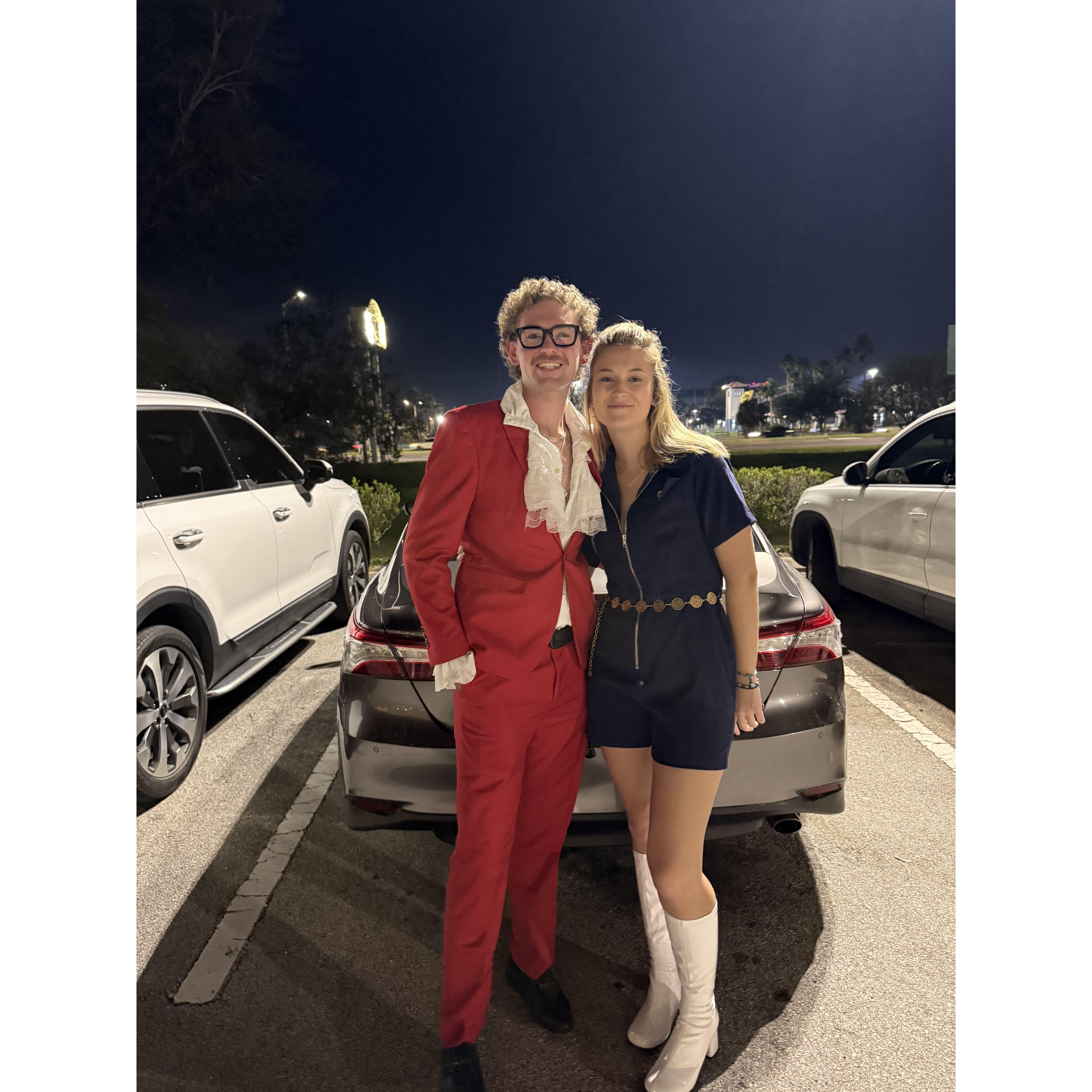 Our 2024 halloween costume, groovy baby!