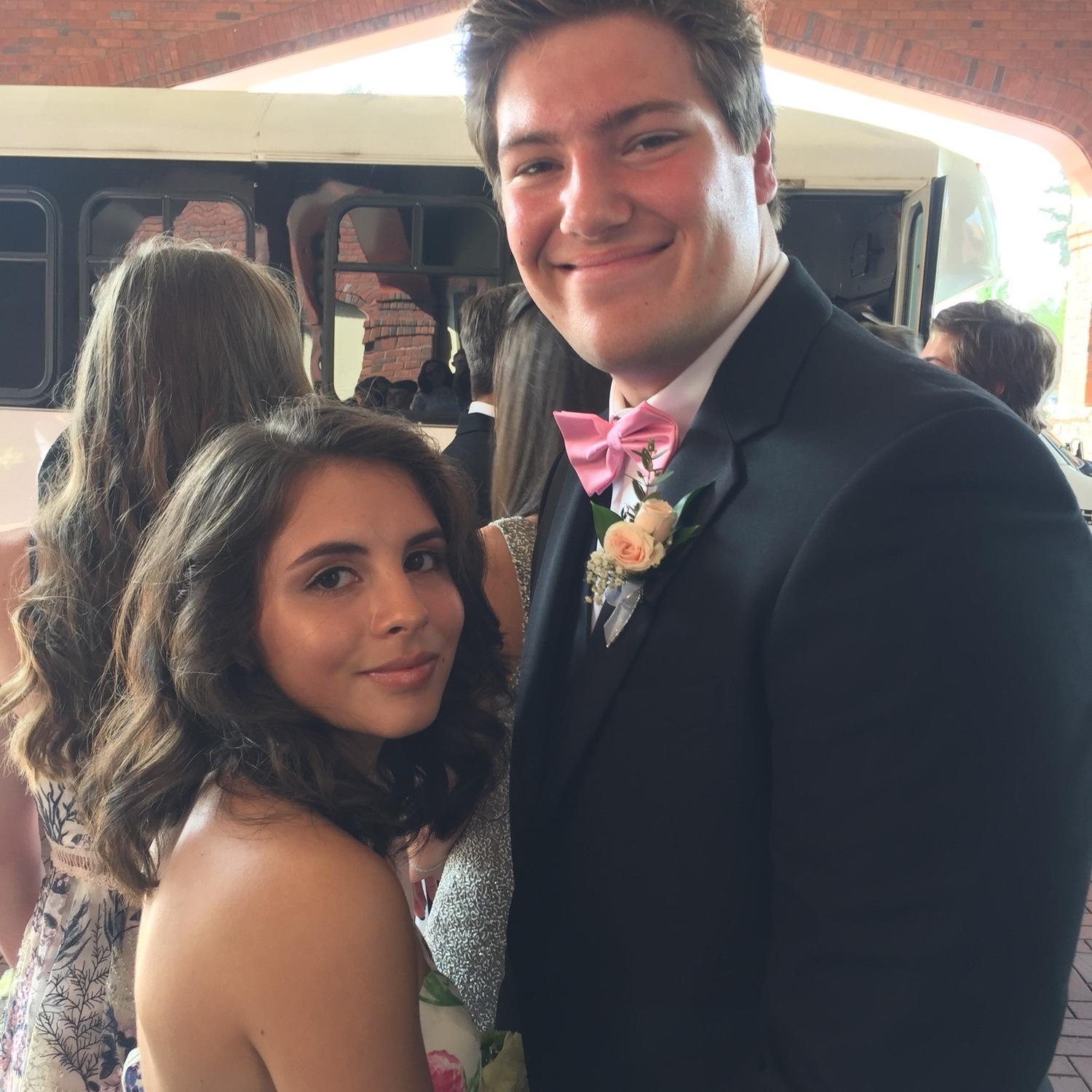 2016 - Karlie and Nate on their way to their first Prom.