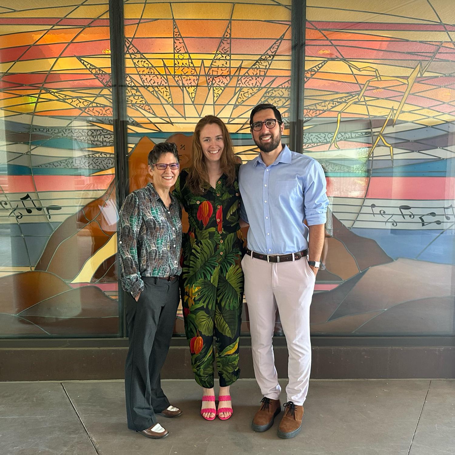 Julia's conversion with friend and sponsor Rabbi Debi