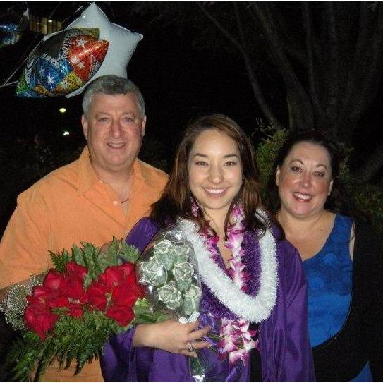 Alan, Alex, Frances (Alex's high school graduation)