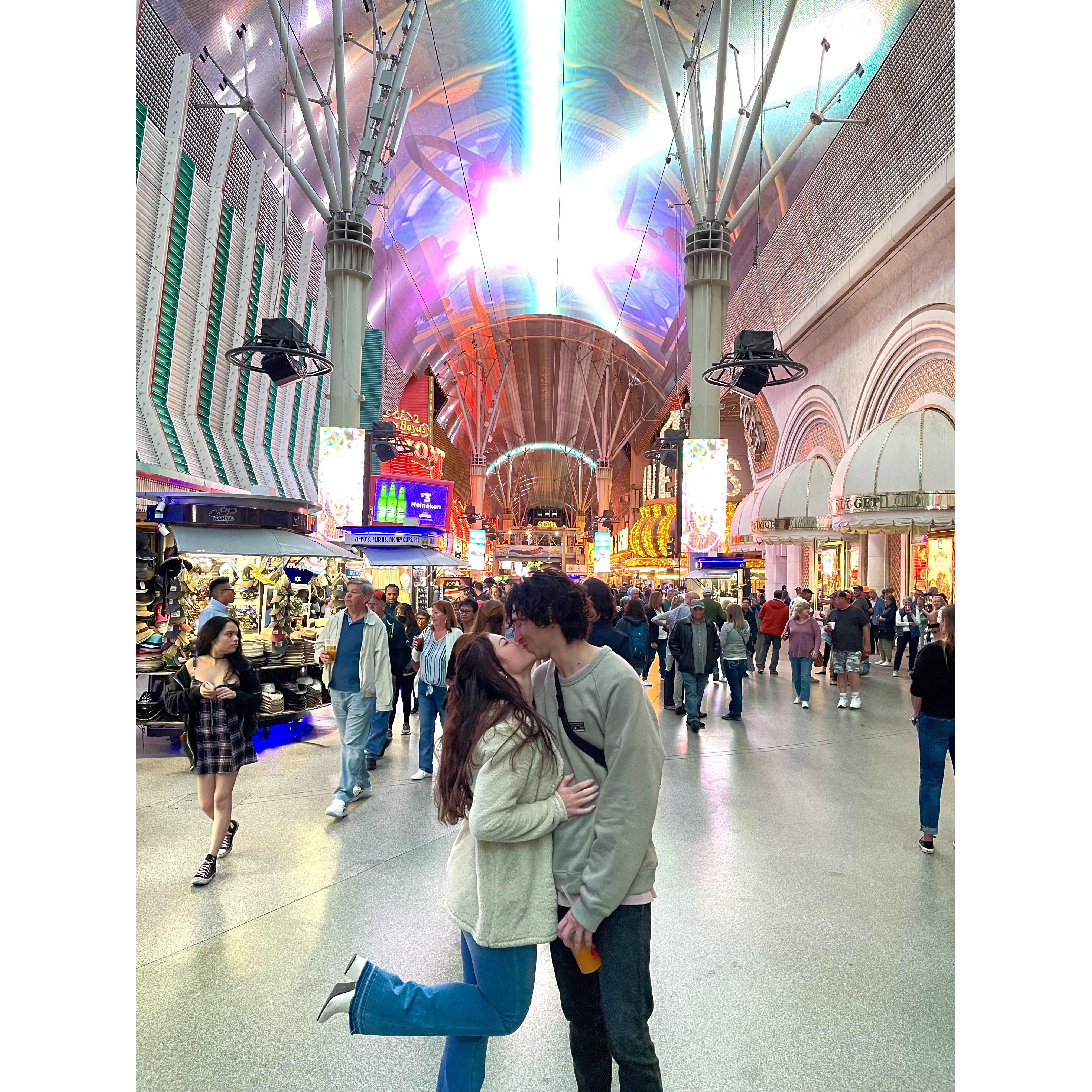 Distance over half a year was hard, but we made time to visit each other often enough!