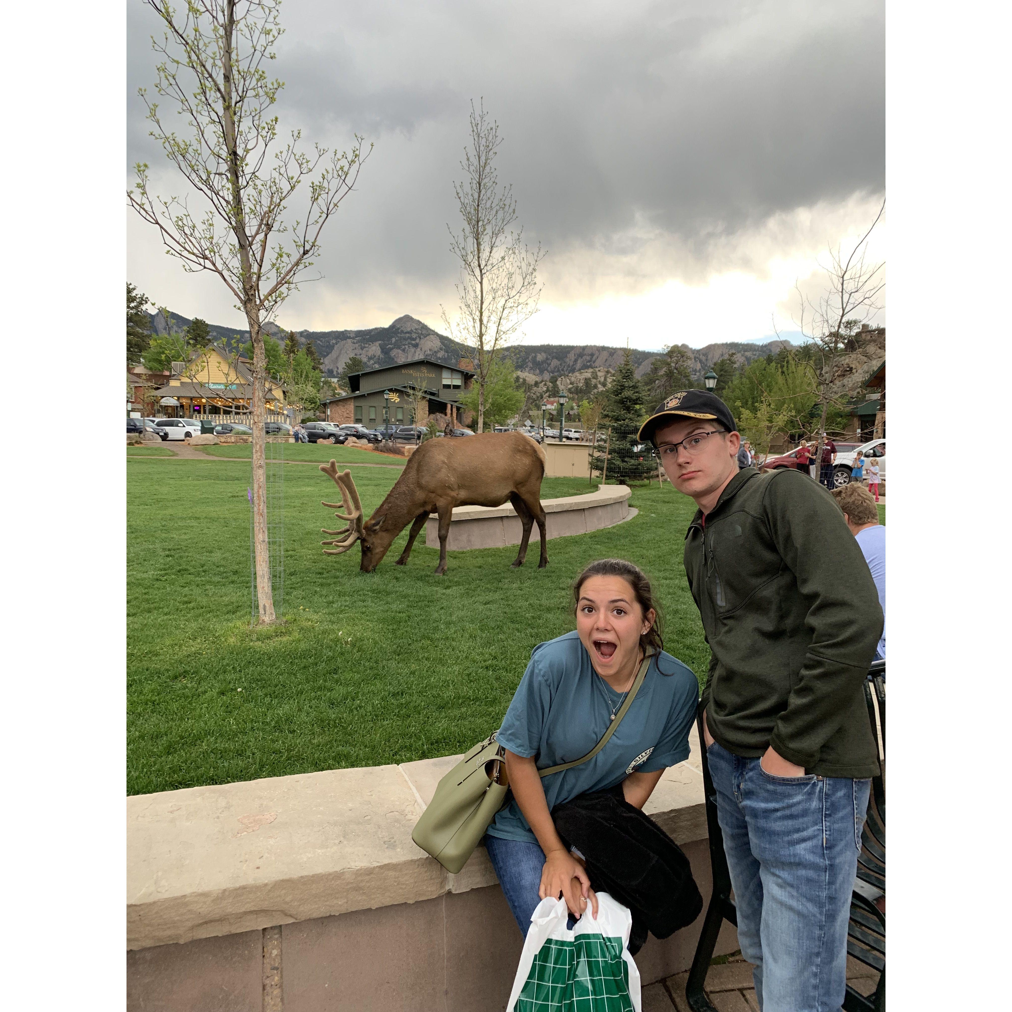 just a funny picture of us in Estes Park, Colorado- 6/6/2019