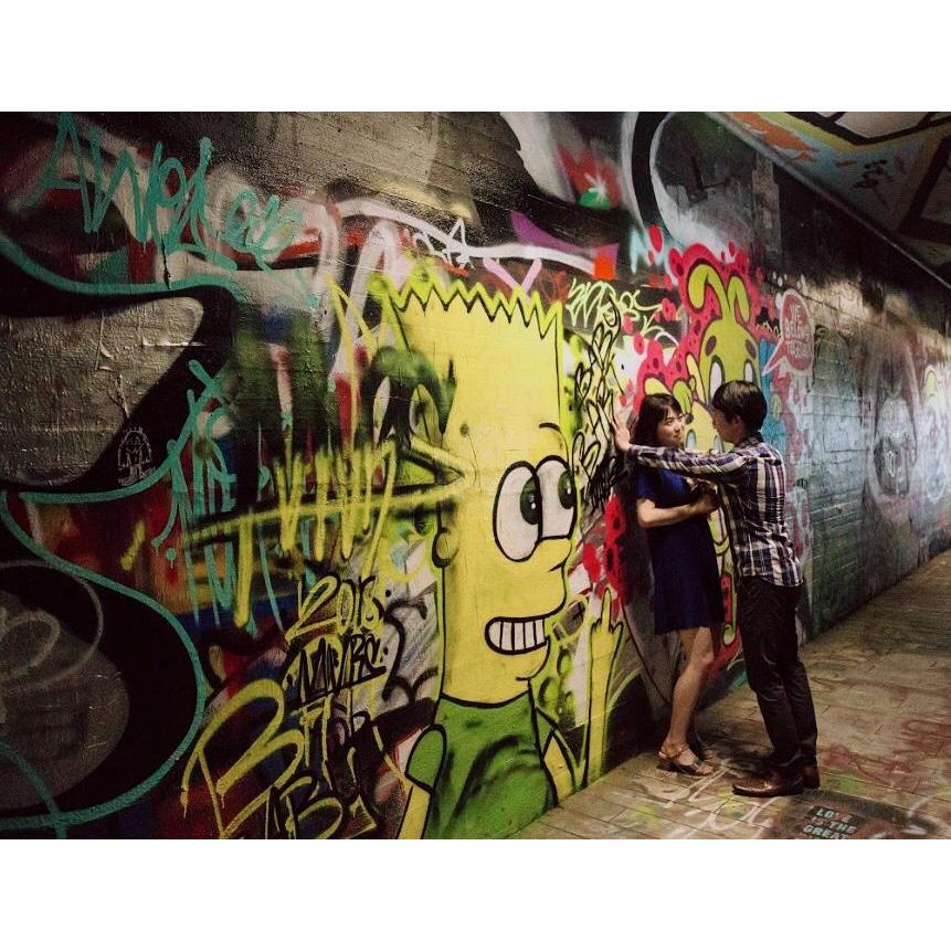 with Bart Simpson