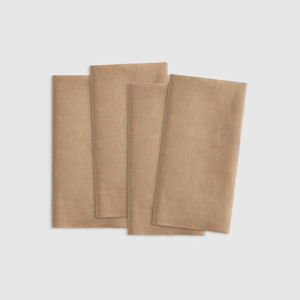 European Linen Wide-Hem Napkins (Set of 4)