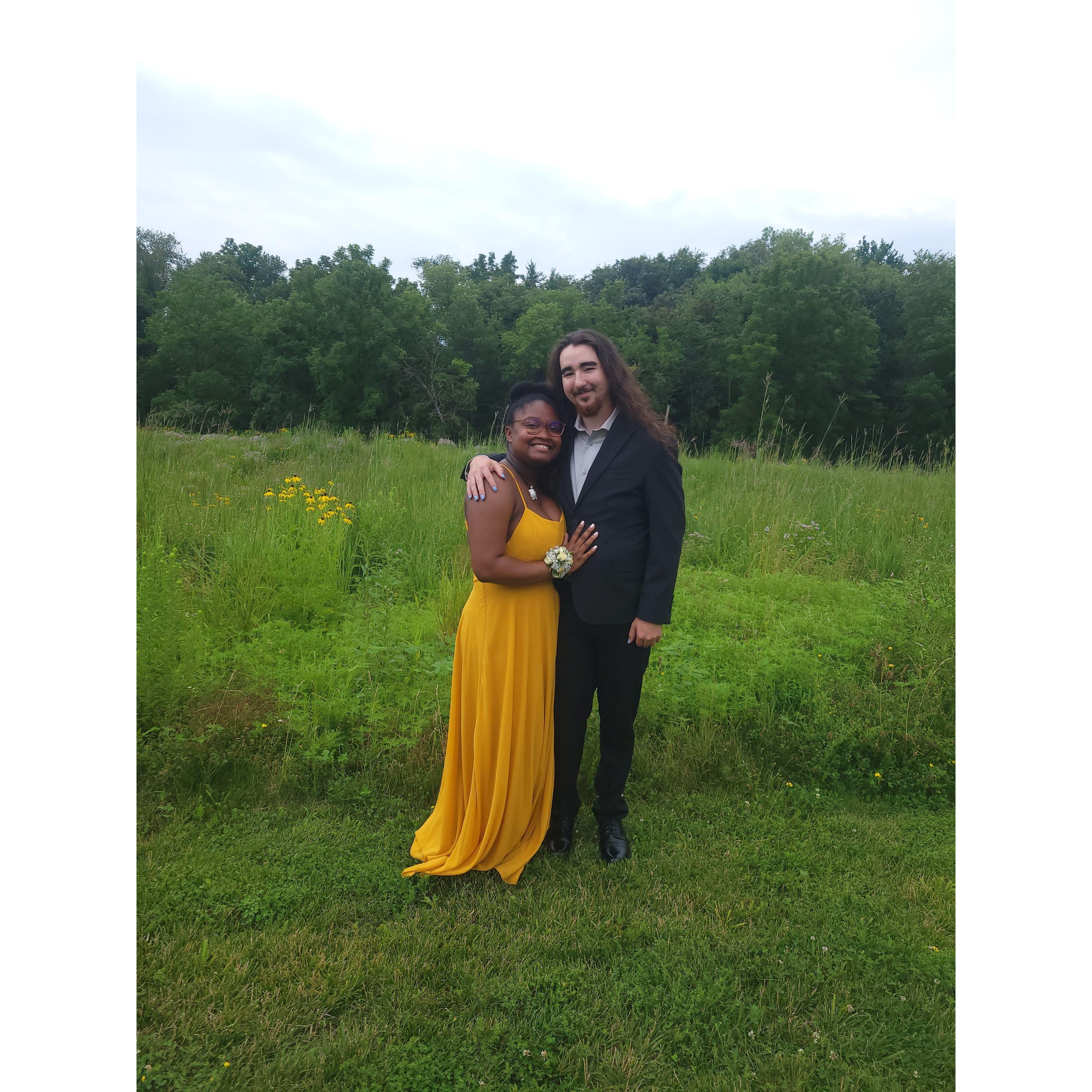 Watching our friends say, "I do."