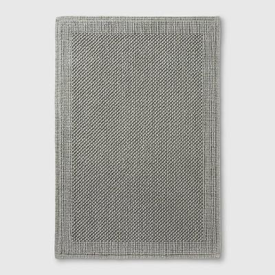 30"x21" Performance Textured Bath Mat Gray - Threshold™