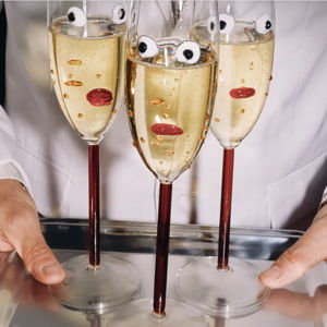 have you ever seen a champagne glass like this omg