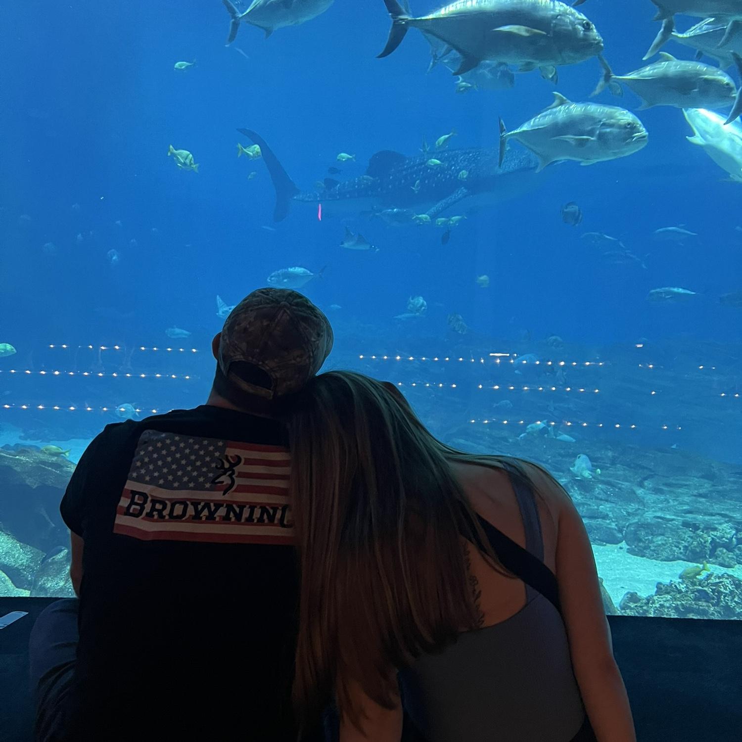 first solo flight and to GA aquarium