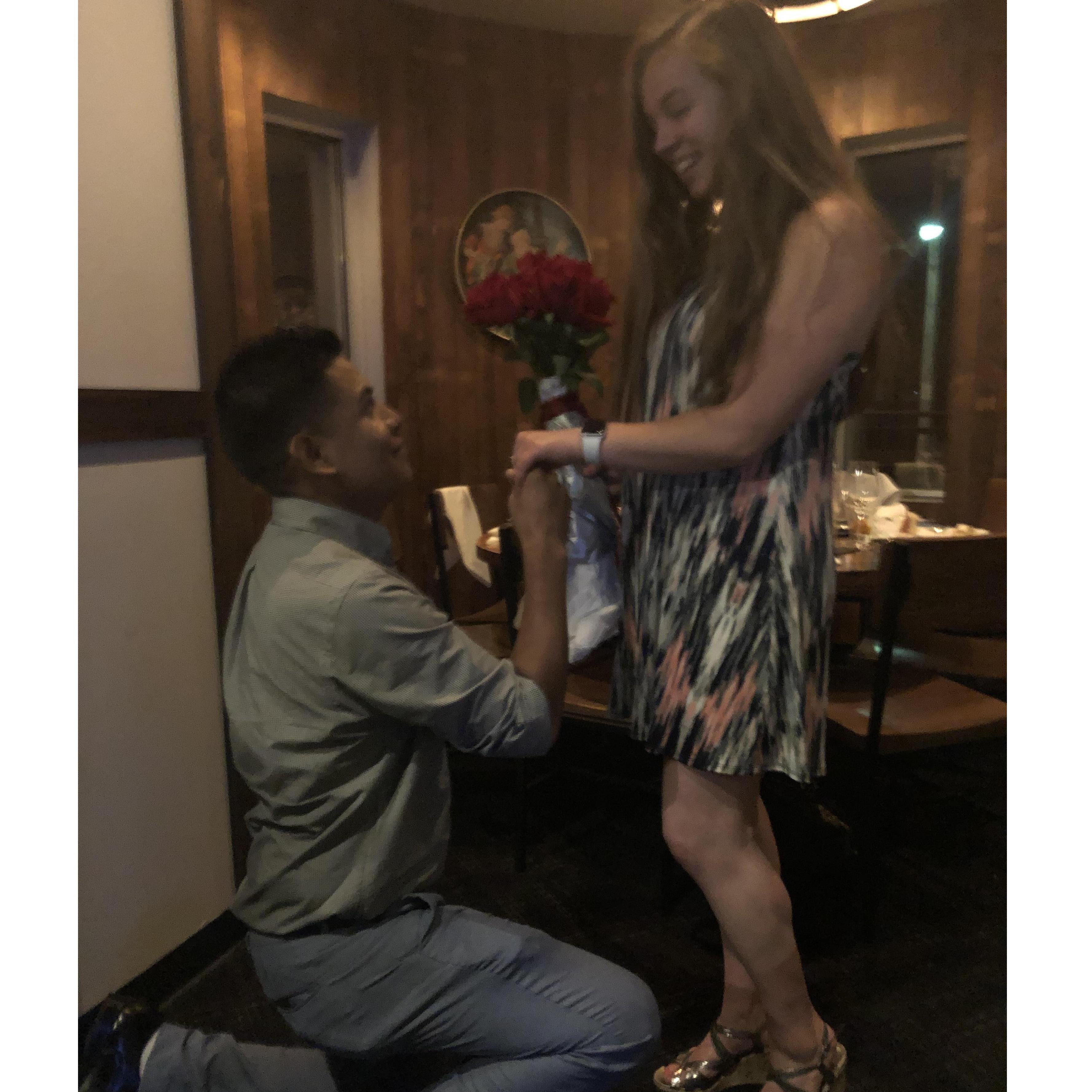 The moment Janie said "I do."