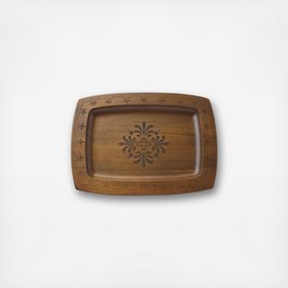 Northern Indigo Rectangular Tray