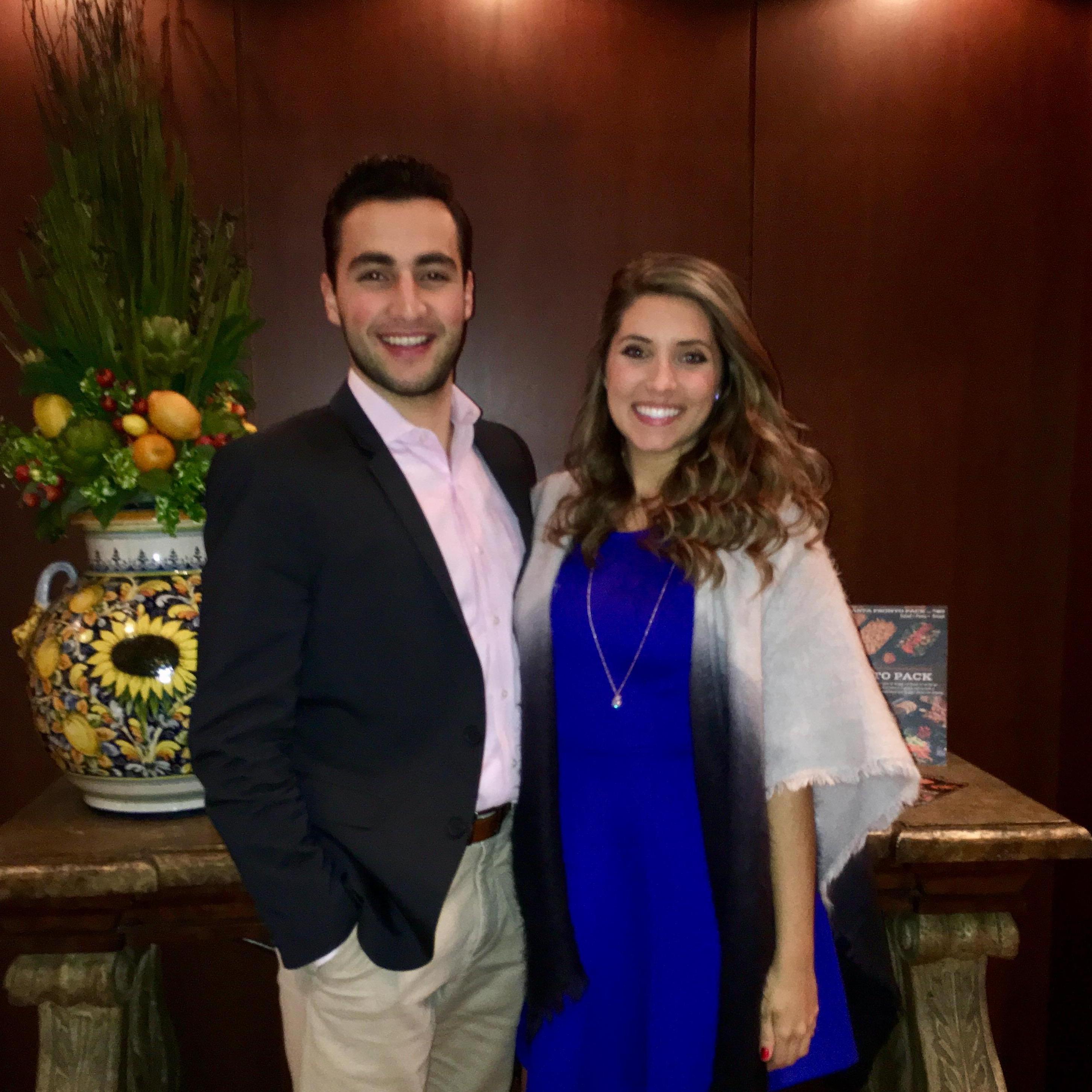 Our first Valentine's day together at Biaggi's restaurant in Evansville, IN... Also where we had our engagement party