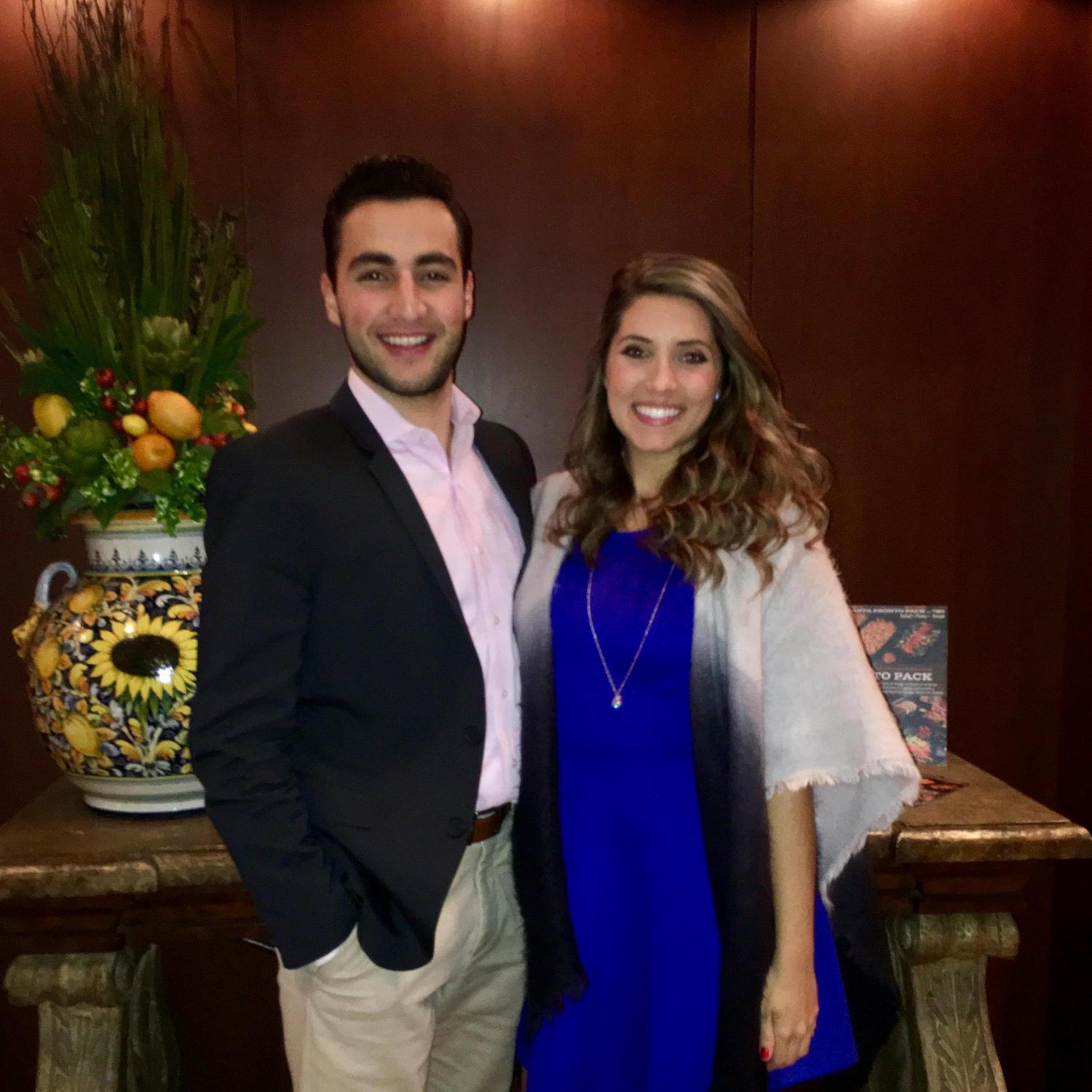 Our first Valentine's day together at Biaggi's restaurant in Evansville, IN... Also where we had our engagement party