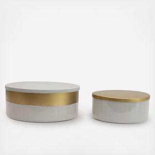 4-Piece Stainless Steel Kitchen Container Set