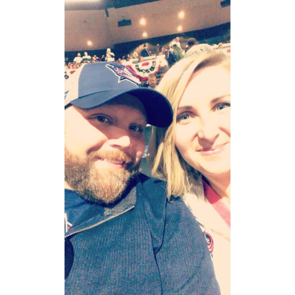 Tori's First CBJ Game, which happened to also be A PLAYOFF GAME!