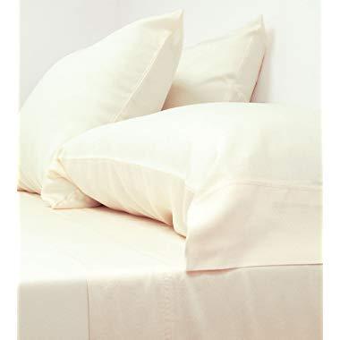 Cariloha Classic Bamboo Sheets 4 Piece Bed Sheet Set - Softest Bed Sheets and Pillowcases - 100% Viscose from Bamboo (King, Ivory (New))