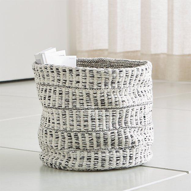 Mohave Medium Heather Embroidered Basket
