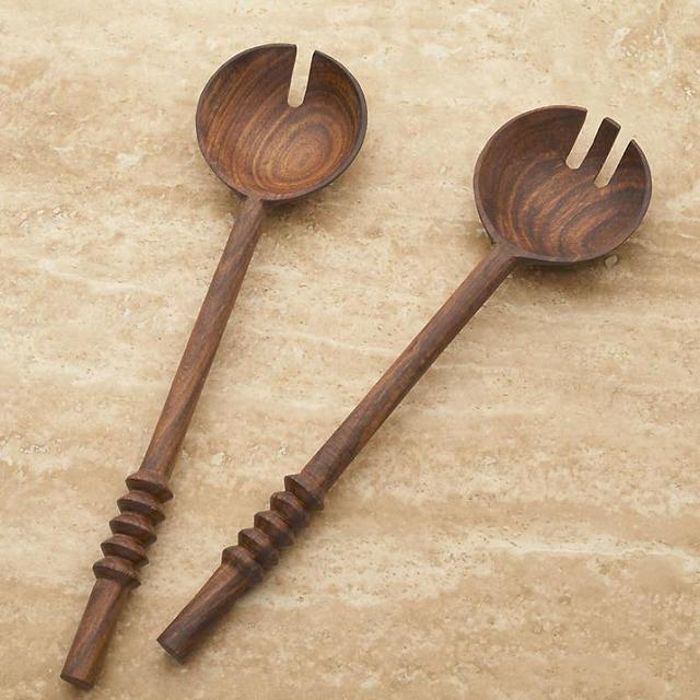 Acacia Burke Salad Servers, Set of 2