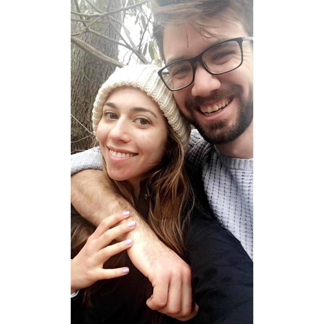 [You're starting at the beginning! Move forward in time with us, by going backwards.]
This is from our first camping trip together when we shared our first I love you's.