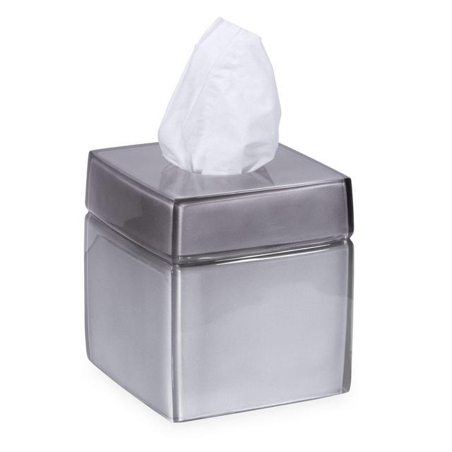 Porter Boutique Tissue Box Cover in Grey