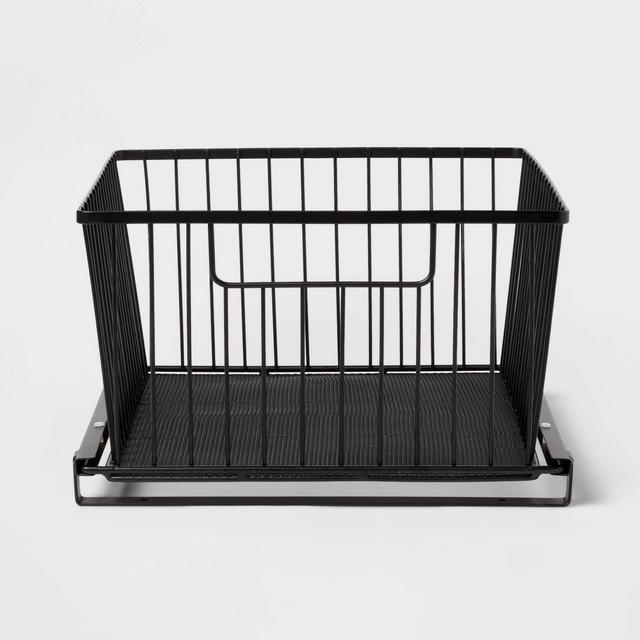 Open Drawer Organizer Matte Black - Brightroom™